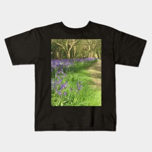 Woodland Bells - Bluebells Chiming in the Surrey Woods Kids T-Shirt